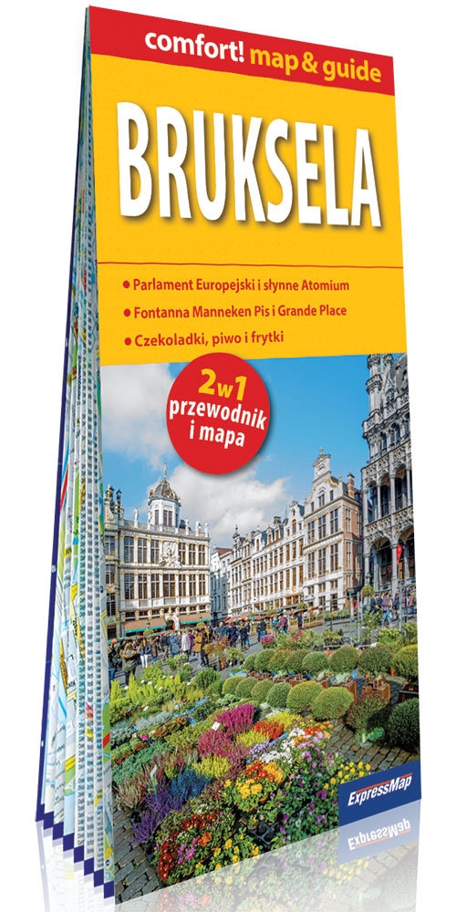 Bruksela comfort! map&guide. 2w1: przewodnik i mapa