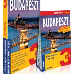 Budapeszt 3w1: przewodnik + atlas + mapa