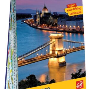 Budapeszt (Budapest) laminowany plan miasta 1:13 000