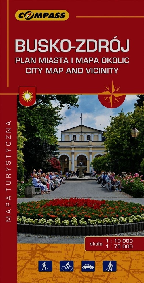 Busko-Zdrój Plan miasta i mapa okolic mapa turystyczna