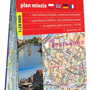 Bydgoszcz papierowy plan miasta 1:20 000