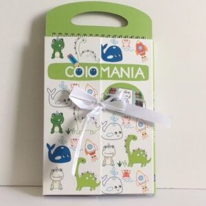 Colomania Książeczka z kredkami zielona