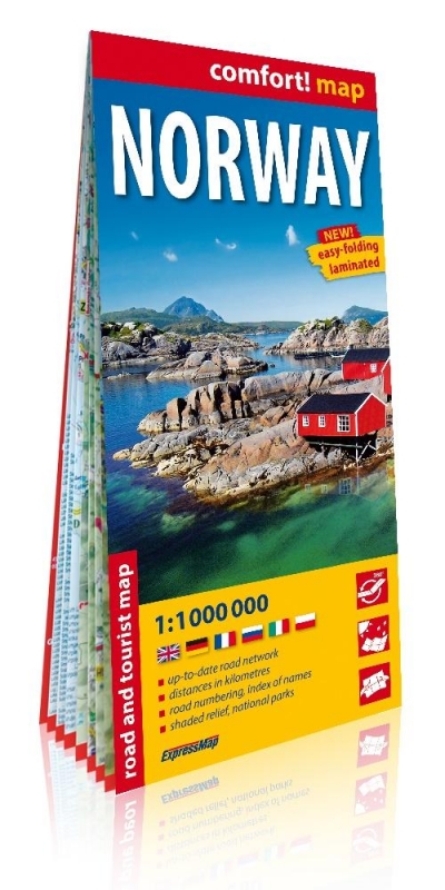 Comfort! map Norwegia (Norway) 1:1 000 000