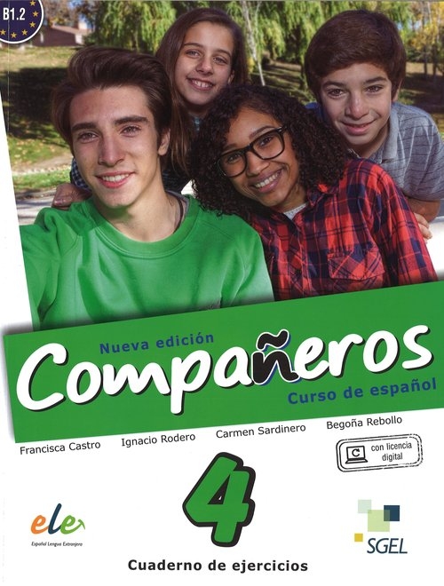 Companeros 4 ćwiczenia + licencia digital - nueva edicion