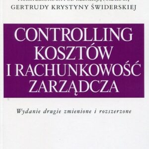 Controlling kosztów i rachunkowość zarządcza
