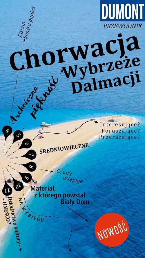 Corwacka Riwiera -Dalmacja. Przewodnik Dumont z mapą
