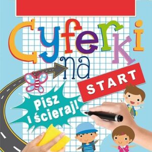 Cyferki na start Książka z pisakiem suchościeralnym