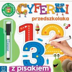 Cyferki przedszkolaka 5-6 lat Seria z pisakiem. Piszę, liczę i zmazuję