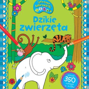 Cyferkowe kolorowanki Dzikie zwierzęta