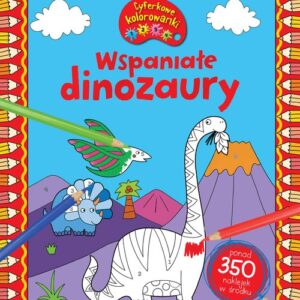 Cyferkowe kolorowanki Wspaniałe dinozaury
