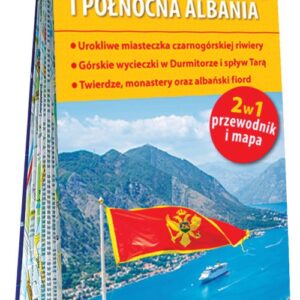 Czarnogóra i północna Albania laminowany map&guide XL 2w1: przewodnik i mapa