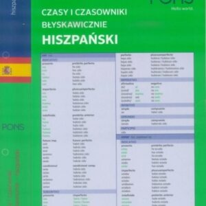 Czasy i czasowniki błyskawicznie. Hiszpański PONS