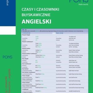 Czasy i czasowniki błyskawicznie MINI - angielskie. BŁYSKAWIC. CZASY I CZASOWNIKI ANG NE