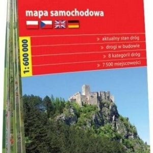 Czechy i Słowacja mapa samochodowa 1:600 000