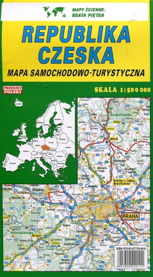 Czechy - mapa drogowa