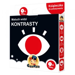 Czuczu Maluch widzi kontrasty 0+ mies.. Książeczka do pokazywania
