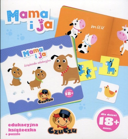 CzuCzu Mama i ja Edukacyjna książeczka + puzzle