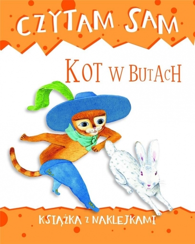 Czytam sam. Kot w butach. Książka z naklejkami