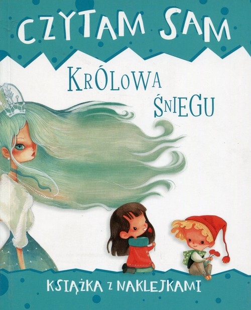 Czytam sam Królowa Śniegu Książka z naklejkami