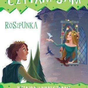 Czytam sam. Roszpunka. Książka z naklejkami