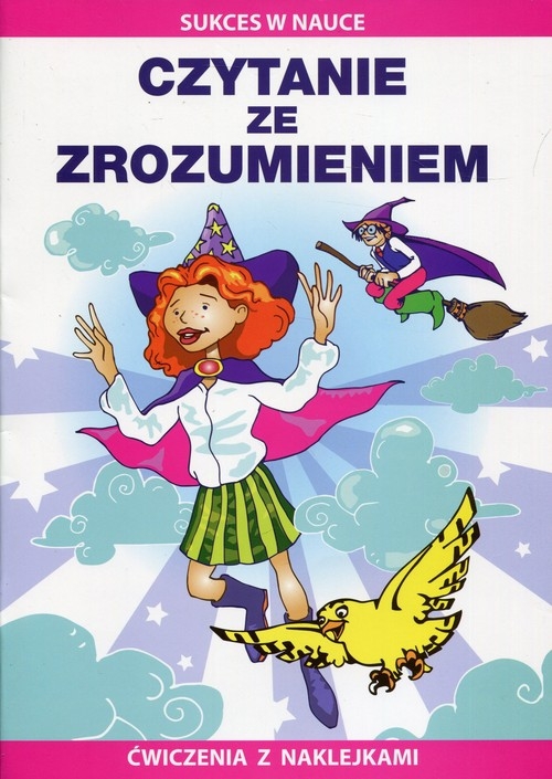 Czytanie ze zrozumieniem. Ćwiczenia z naklejkami
