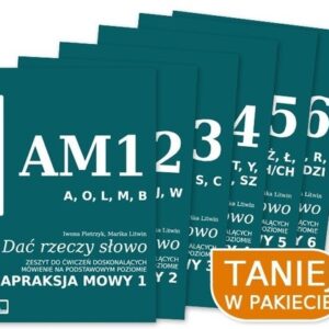 Dać rzeczy słowo Apraksja mowy 6 zeszytów. pakiet