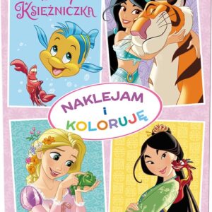 Disney Księżniczka Naklejam i koloruję