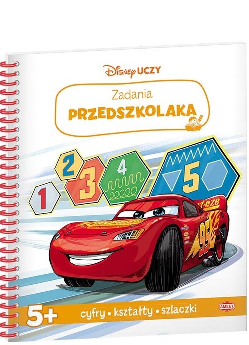 Disney uczy Auta 3 Zadania przedszkolaka. USKF-2
