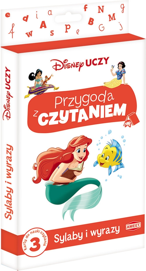 Disney Uczy Księżniczka Przygoda z czytaniem Sylaby i wyrazy. PCK-3