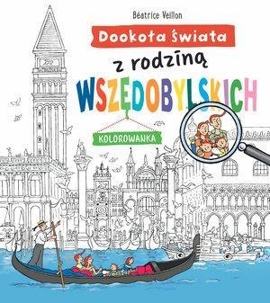 Dookoła świata z rodz. Wszędobylskich. Kolorowanka