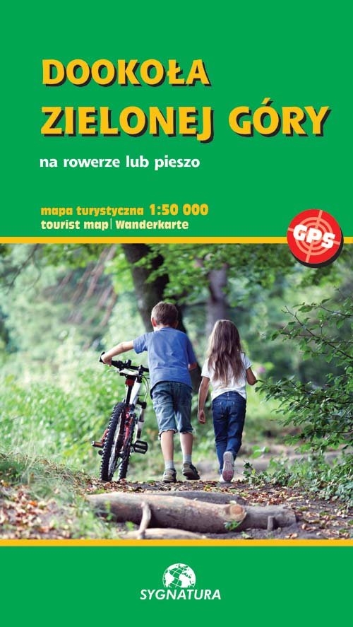 Dookoła Zielonej Góry. Na rowerze lub pieszo skala 1:50 000T