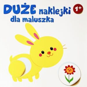 Duże naklejki dla maluszka 1 + królik