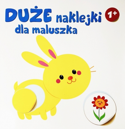 Duże naklejki dla maluszka 1 + królik
