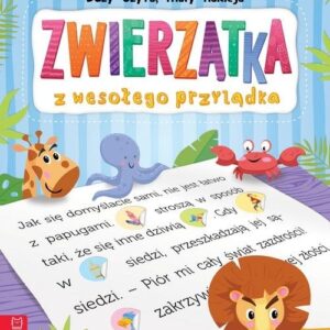 Duży czyta, mały nakleja Zwierzątka z wesołego przylądka