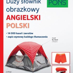 Duży słownik obrazkowy Angielski Polski Pons