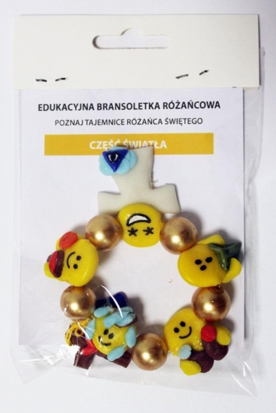 Edukacyjna bransoletka różańcowa - część światła