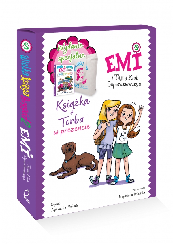 Emi i Tajny Klub Superdziewczyn. Wielka księga przygód. Tom 2 + torba