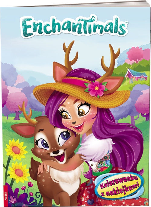 Enchantimals Kolorowanka z naklejkami. NA-150