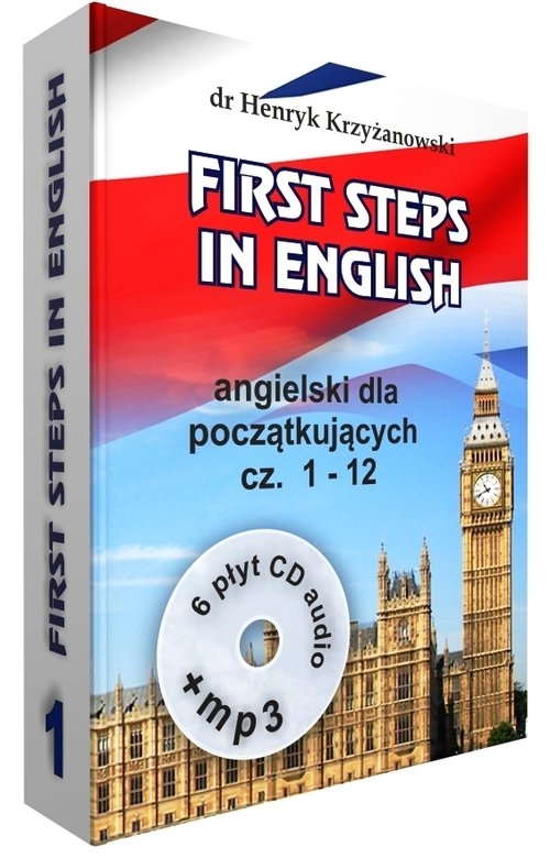 First Steps in English 1 +6CD+MP3. Angielski dla początkujących