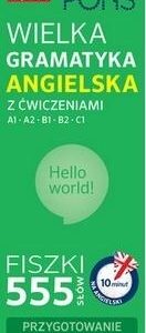 Fiszki 555 Wielka gramatyk angielska z ćw. A1/C1