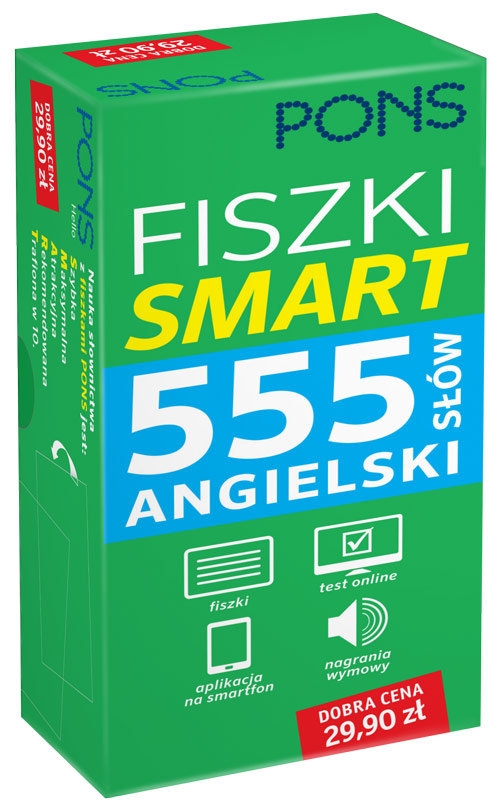 Fiszki Smart 555 słów Angielski