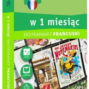 Francuski w 1 miesiąc z 3 tablicami językowymi i kursem online