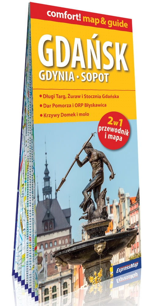 Gdańsk Gdynia Sopot 2w1 przewodnik i mapa