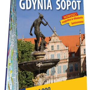 Gdańsk, Gdynia, Sopot laminowany plan miasta 1:26 000