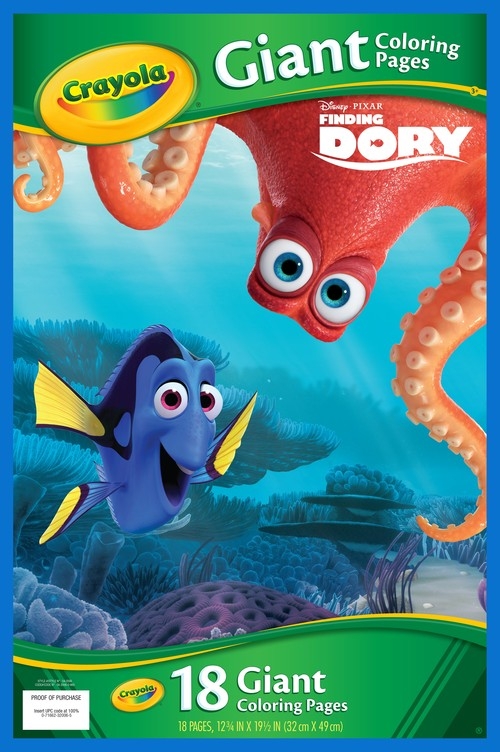 Gigantyczna kolorowanka "Gdzie jest Dory?"