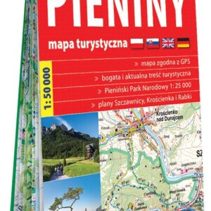 Gorce i Pieniny foliowana mapa turystyczna 1:50 000