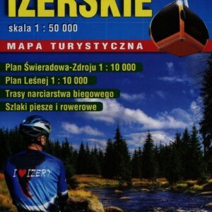 Góry i Pogórze Izerskie mapa turystyczna 1:50 000