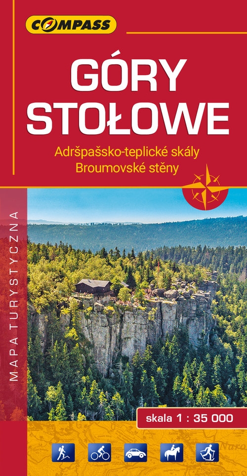 Góry Stołowe. Adrssko-teplicke skaly, Broumovske steny