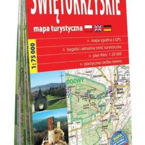 Góry Świętokrzyskie mapa turystyczna. 1:75 000