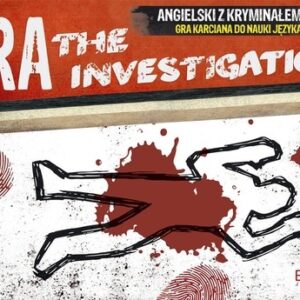 Gra The Investigation Angielski z kryminałem. Gra karciana do nauki języka